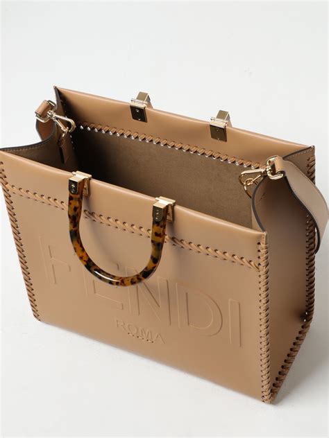 borsa fendi tela monogram|fendi sunshine handbags.